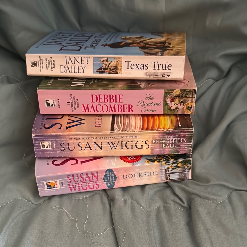 Romance novels lot of 4